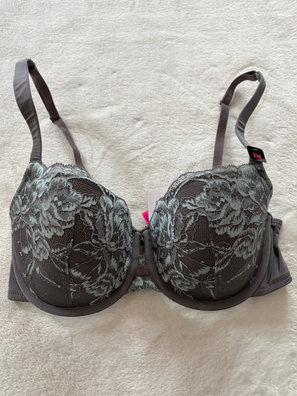 La Senza grey lace bra